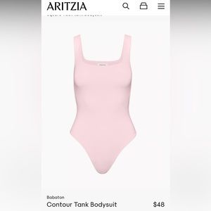 Babaton Contour Tank Bodysuit from Aritzia in size Small